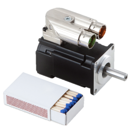 Kollmorgen AKM1 DC Servo Motor, Düşük Voltaj Size Comparison_m